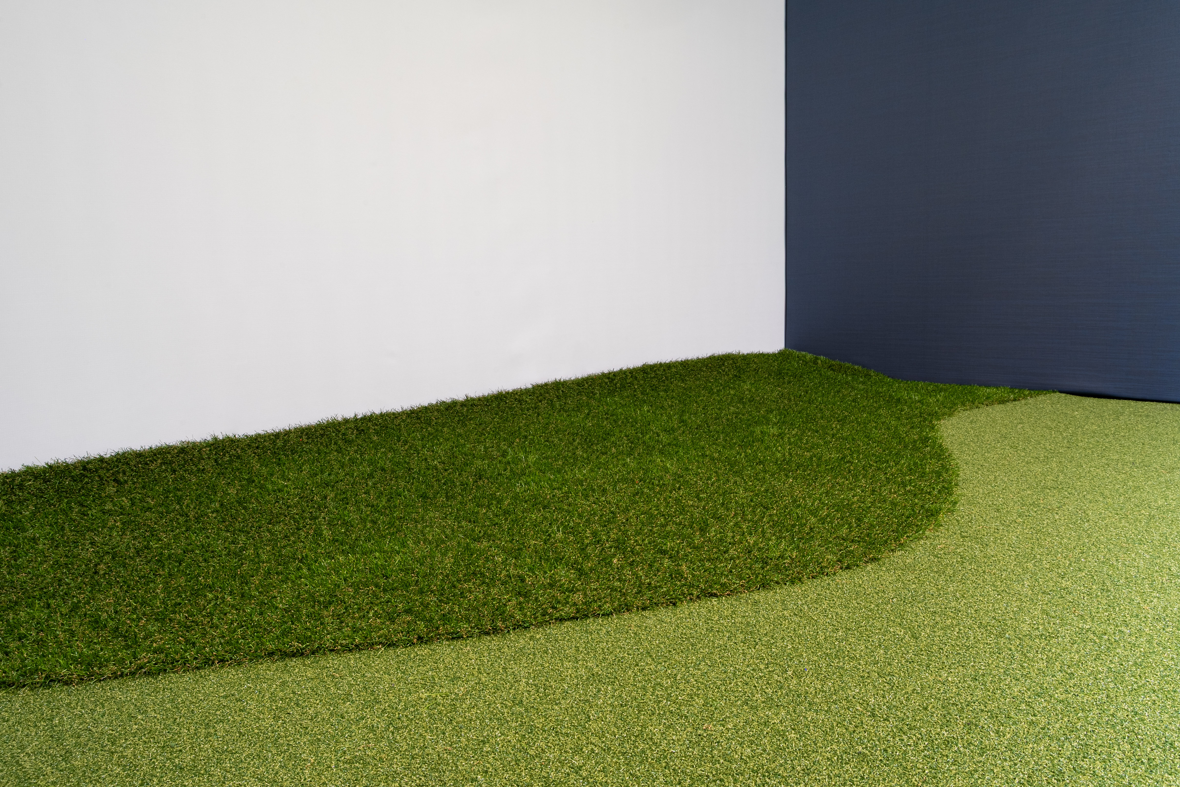 Dettaglio del tappeto verde e delle superfici GolfArena